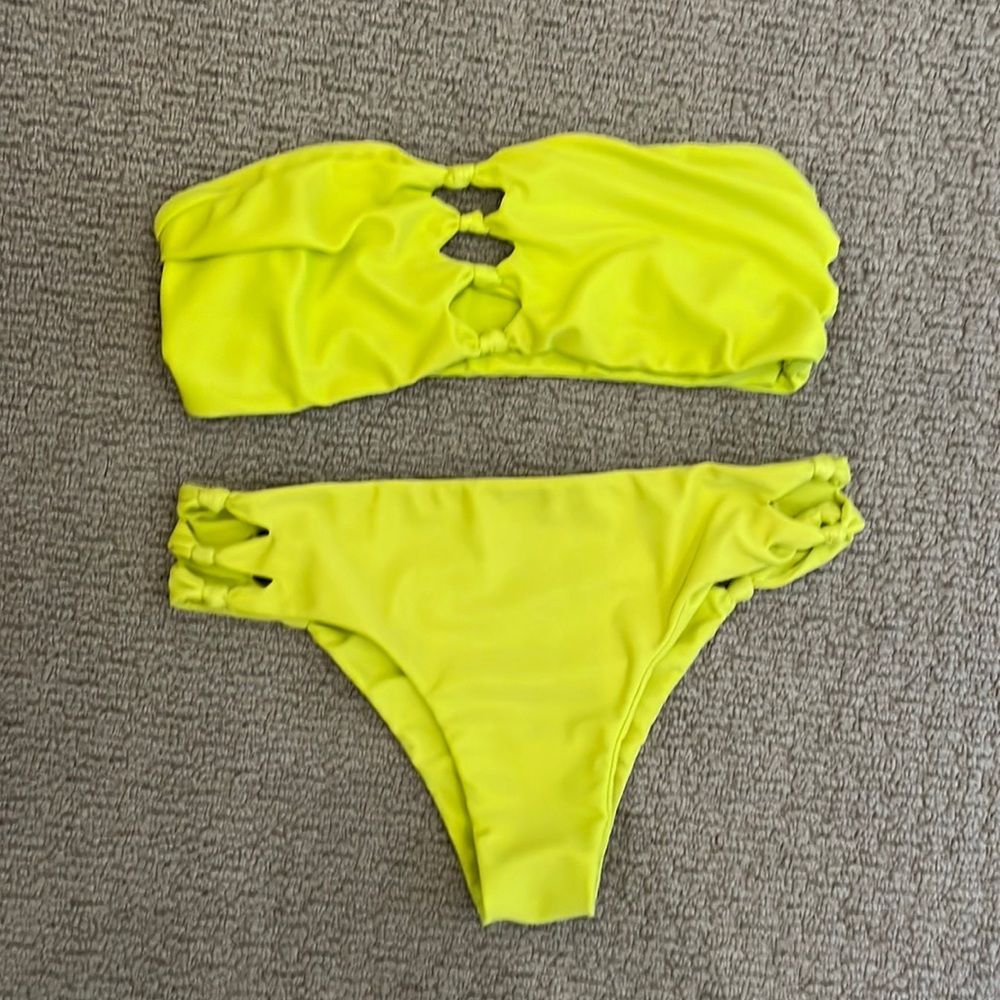 Mikoh Lime Green Bikini - Large